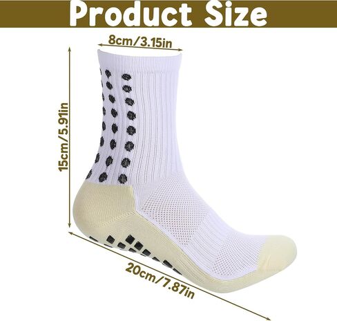 10 Pair Kids Grip Soccer Socks Bulk Non Slip Socks for 6-12 Years Old Boys Girls Kids Football Basketball Athletic Sports Sock in Kuwait