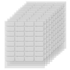 640pcs Putty Clear Removable, 0.79x0.39 Inch Double Sided Adhesive Dots Sticky Putty Adhesive Clear Gel Glue Points Mounting Putty for Glass Plastic Metal Wall Hanging