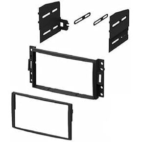 Double Din Car Stereo Radio Install Dash Kit Made for 2005-2008 Buick Terraza, 2005-2013 Chevrolet Corvette, 2005-2008 Uplander, 2006-2010 Hummer H3, 2005 Pontiac Montana SV6, 2005-2007 Saturn Relay