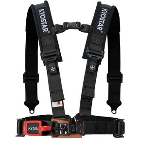 1 Piece 4 point Racing Style Harness with Strengthen Locking Buckle, Shoulder Strap (Back)