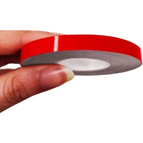 4R Quattroerre.it 10481 Trim Stripes3 Adhesive Strips for Cars, Red, 7 mm x 10 mt