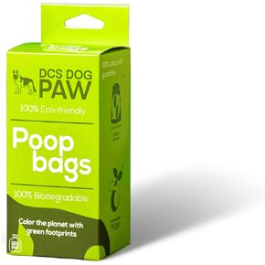 Poop Bags – 100% Leak Proof Dog Poop Bag - Doggie Waste Bag – Pet Poop Bags - 100% Certified Home -Diaper Bag Essentials for Pets - Basurero para pañales de perro - Unscented - 120 Count