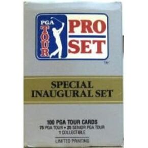 Pro Set PGA Tour Special Inaugural Set Trading Cards - Complete Set in Box
