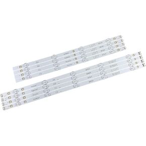 PANMILED 8 Pieces LED Backlight Strips for LG 49" TV 49UJ6300-UA NC490DGG-AAGX1 49UJ630V 49UK6300PUE 49UK6090PUA 49UK6200PUA