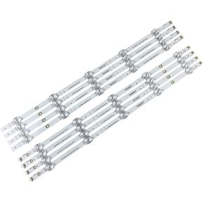 PANMILED 8 Pieces LED Backlight Strips for Hisense 55" TV 55R6000FM 55H6F 55R7F 55H6510G JL.D550A1330-003AS-M_V02 CRH-BX55V1U713030T04108CS-REV1.2