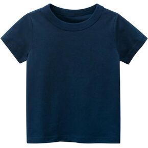 UNIYOUTH Kids' Short-Sleeve T-Shirt Crewneck Active Tee 100% Cotton Causal Tops﻿ for Girl Boy Toddler