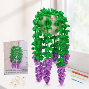 Kogyxe Crochet Kit for Beginners Crochet Hanging Plant with Tutorials in Saudi Arabia