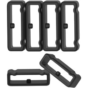 Replacement Fastener Rings Compatible with Garmin Vivoactive Garmin Approach S2/S4 Bands (6Pack) Security Loop Holder Keeper Retainer Silicon Fastener Ring Connector Loops for vivoactive Smartwatch