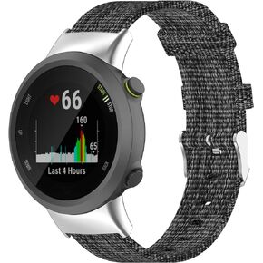 Compatible with Garmin Forerunner 45, Forerunner 45s Watch Bands Women Men, Nylon Replacement Band Accessory Straps Wristbands Bracelet Fit for Garmin Swim 2, Forerunner 45, Forerunner 45s