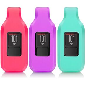 iBREK for Garmin Vivofit 3/jr/jr 2 Replacement Belt Clip for Kids Women Men(No Tracker)-Black&Navy&Gray