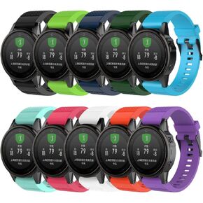 Band for Garmin Fenix 5S / Fenix 6S, Soft Silicone Replacement Watch Band Strap for Garmin Fenix 5S/Fenix 5S Plus/Fenix 6S/Fenix 6S Pro Smart Watch, Fit 5.31 inches-8.46 inches