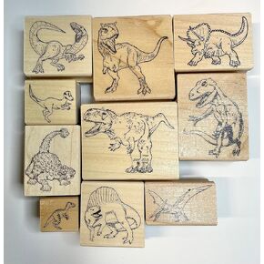 Dinosaur Rubber Stamp Set