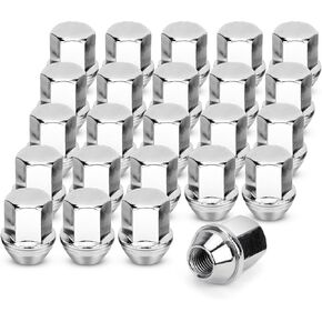 611-330 24pcs M14x1.5 Chrome OEM Factory Style Lug Nuts 22 MM Hex, 38.5 Mm Length for 11-22 Jeep Grand Cherokee,05-19 Chrysler 300, 11-20 Dodge Durango & All m14x1.5 7/8" Hex Conical Seat Wheel Nuts in Saudi Arabia