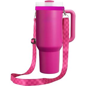 Water Bottle Holder with Adjustable Strap 30-59", Compatible with Stanley 40/30/20 oz Tumbler, Owala, Hydroflask, YETI and More, Water Bottle Carrier for Stanley Cup Accessories, Astronaut