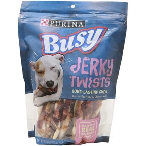 Purina, Busy Dog Treats Jerky Twists Small/Medium, 6.52 Ounce