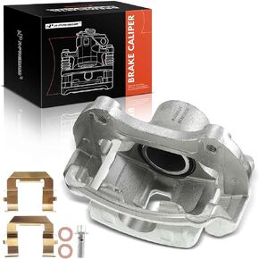 A-Premium Front Disc Brake Caliper Assembly with Bracket Compatible with Select Buick, Chevy and Saab Models - 9-5 2010-2011, Regal 2013-2017, Camaro 2010-2015