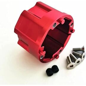 Aluminum Alloy Upgrade Differential Case Diff Gear Carrier for ARRMA 1/5 Kraton Outcast 8S Replace ARA310915 - RED