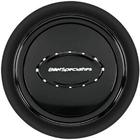 Billet Specialties 32729 Anodized Smooth Horn Button, Black