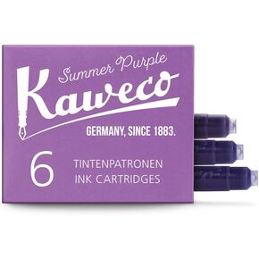 Kaweco Summer Purple 1000010 Fountain Pen Cartridges for Ink Cartridges for Many Brand Manufacturers I Ink for Fountain Pen Purple