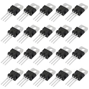 20pcs L7805 L7805CV Voltage Regulator Output 5 V 1.5A Integrated IC Circuits L7805 TO-220 Three-Terminal Positive Voltage Regulators Transistor