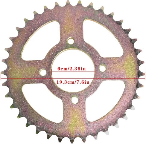 Go Kart 44 Rear Live Axle Assembly Kit Rear Axle Pillow Blocks Sprocket Brake Disc Wheel Hubs Replacement for Go Kart ATV Quad and Drift Trikes in Saudi Arabia