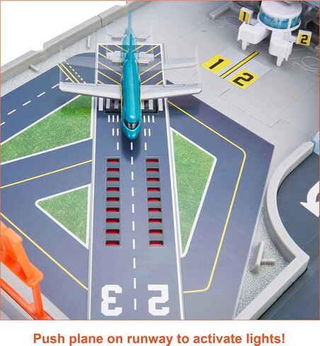 Matchbox Toy Cars Playset, Action Drivers Police Station Dispatch with Helicopter & Ford Police Car in 1:64 Scale with Lights & Sounds in Saudi Arabia
