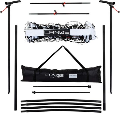 Lanos Portable Soccer Goals for Backyard, Lightweight Soccer Net with Pre-Connected Posts, Carry Bag - Premium Soccer Goal and Soccer Training Equipment for Kids and Adults in Saudi Arabia