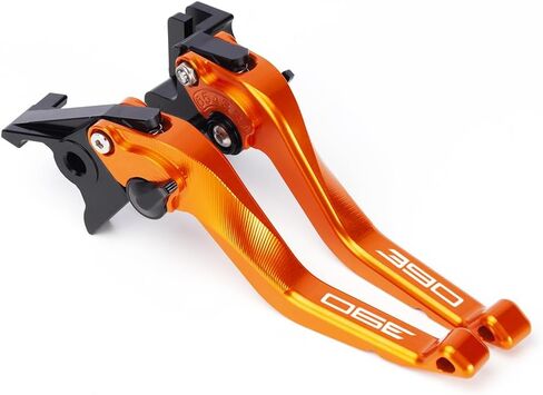 Motorcycle Short Brake Clutch Levers Compatible with KTM 390 Duke/ 390 RC 2013-2022 | Front Shorter Levers Handles KTM Duke390 RC390 390duke 390rc Accessories (Black) in Kuwait