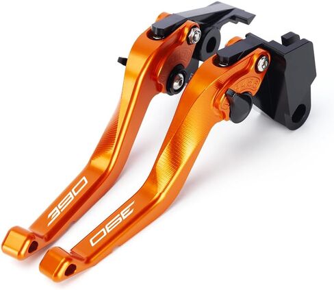 Motorcycle Short Brake Clutch Levers Compatible with KTM 390 Duke/ 390 RC 2013-2022 | Front Shorter Levers Handles KTM Duke390 RC390 390duke 390rc Accessories (Black) in Kuwait