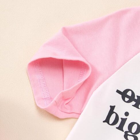 IZYJOY Big Sister Shirt Toddler Baby Girl Only Child Promoted to Big Sister Announcement Tshirt Sibling Reveal Tee Outfit in Saudi Arabia