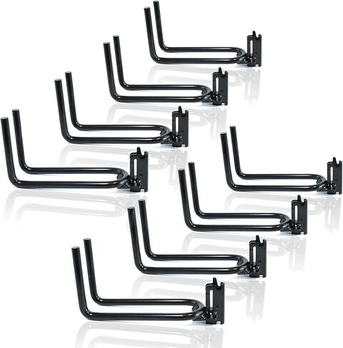 2-Pack E-Track Heavy Duty Shovel/Tool Hanger, E Track Hooks for Tools, Rakes, Spades in Trailers, Trucks, Workshop and Warehouse with E-Tracks, E Track Accessories Tool Holder in Saudi Arabia