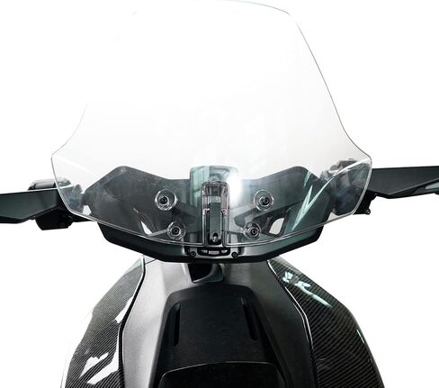 Ryker Adventure Wider Windshield, A & UTV PRO New Upgrade XXL Adjustable Vented Translucent Clear Hard Coated Windscreen Wind Deflector for Can Am Ryker All Models Accessories, Replace OEM #219401032 in Saudi Arabia