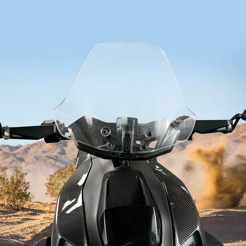 Ryker Adventure Wider Windshield, A & UTV PRO New Upgrade XXL Adjustable Vented Translucent Clear Hard Coated Windscreen Wind Deflector for Can Am Ryker All Models Accessories, Replace OEM #219401032 in Saudi Arabia