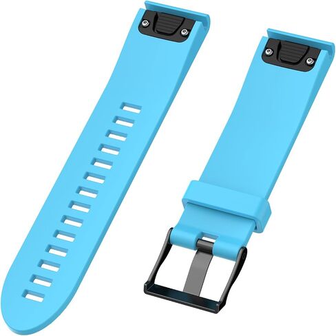Band for Garmin Fenix 5S / Fenix 6S, Soft Silicone Replacement Watch Band Strap for Garmin Fenix 5S/Fenix 5S Plus/Fenix 6S/Fenix 6S Pro Smart Watch, Fit 5.31 inches-8.46 inches in Saudi Arabia