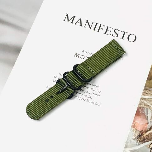 YEEJOK Vivoactive 5/3 أشرطة نايلون، حزام ساعة نايلون 20 مم متوافق مع Garmin Venu/Venu Sq/Venu 2 Plus/Vivoactive 3 Music/Forerunner 645/245 ساعة ذكية للرجال والنساء in Kuwait