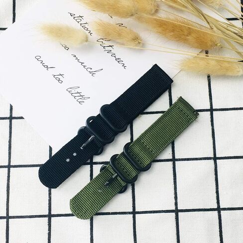 YEEJOK Vivoactive 5/3 أشرطة نايلون، حزام ساعة نايلون 20 مم متوافق مع Garmin Venu/Venu Sq/Venu 2 Plus/Vivoactive 3 Music/Forerunner 645/245 ساعة ذكية للرجال والنساء in Kuwait