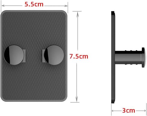 قطعتان من حامل ماكينة الحلاقة للاستحمام، خطافات تخزين حامل ماكينة الحلاقة متوافقة مع معظم ماكينات الحلاقة، شماعة حامل ماكينة حلاقة ذاتية اللصق مقاومة للماء، خطافات مثبتة على الحائط للقابس، المفتاح، المنشفة، الرداء in Kuwait
