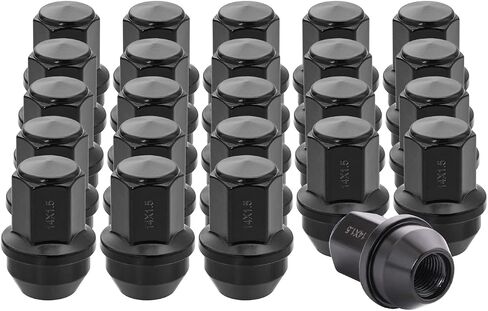 Lichamp 24pcs OEM Lug Nuts 14x1.5 Black Original Factory Cone Seat Style M14x1.5 Lugnuts Compatible with 2015-2021 Ford F150 Expedition Lincoln Navigator Wheel Tire Accessories in Saudi Arabia