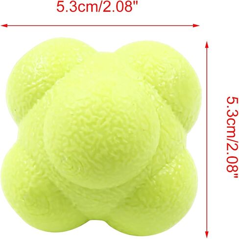 2Pcs Hexagonal Bounce Reaction Ball in Saudi Arabia