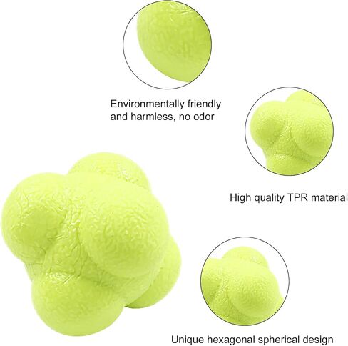 2Pcs Hexagonal Bounce Reaction Ball in Saudi Arabia