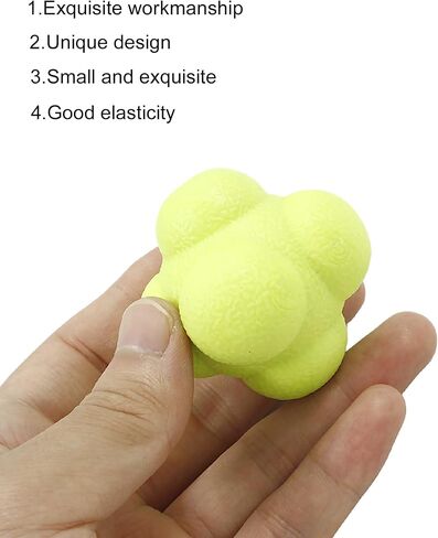 2Pcs Hexagonal Bounce Reaction Ball in Saudi Arabia