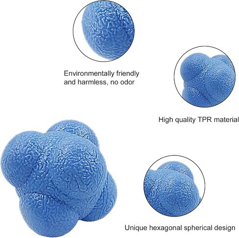 2Pcs Hexagonal Bounce Reaction Ball in Saudi Arabia