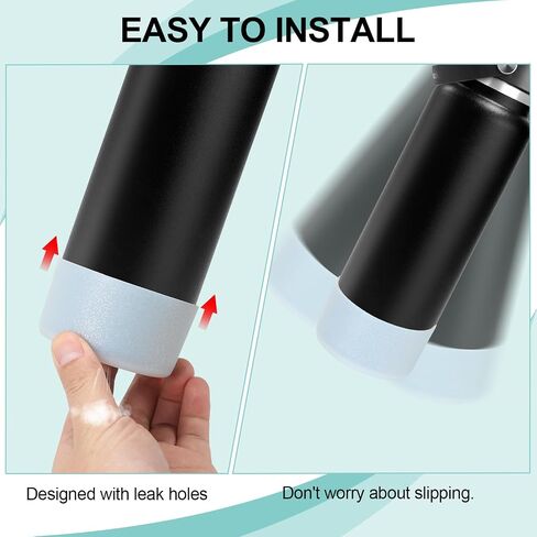 4Pcs Protective Silicone Boot Compatible with Hydro Flask 32oz & HydroFlask 40oz Stainless Steel Wide Mouth Water Bottle and More Tumbler with 3.45-3.55in Bottom in Saudi Arabia
