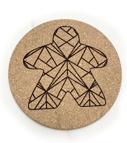 قواعد الألعاب اللوحية بنمط Meeple المختلطة (مجموعة من 4 تصميمات مختلفة) in Saudi Arabia
