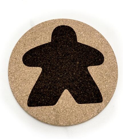 قواعد الألعاب اللوحية بنمط Meeple المختلطة (مجموعة من 4 تصميمات مختلفة) in Saudi Arabia