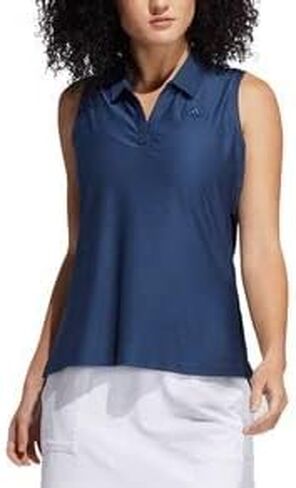 adidas Go-to Sleeveless Primegreen Polo Shirt Navy 2XL in Saudi Arabia