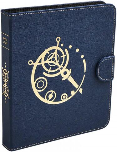 Dragon Shield: مخطوطة تعويذة لعب الأدوار: أزرق منتصف الليل - متوافق مع بطاقات DND Spell الرسمية - يتضمن قلم مسح جاف ومتعقب فتحة تعويذة متوافق مع 5e in Kuwait