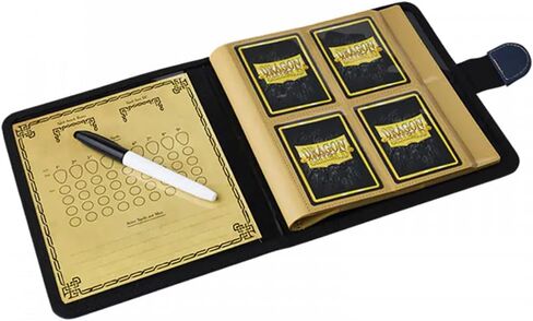 Dragon Shield: مخطوطة تعويذة لعب الأدوار: أزرق منتصف الليل - متوافق مع بطاقات DND Spell الرسمية - يتضمن قلم مسح جاف ومتعقب فتحة تعويذة متوافق مع 5e in Kuwait