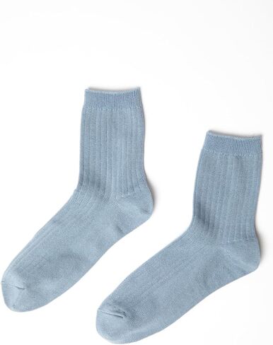 Premium Women's Fashion Socks - 5 Pairs Set Crew Socks Solid Colorful Printed Size 6-11 Soft Long Basic Socks in Saudi Arabia