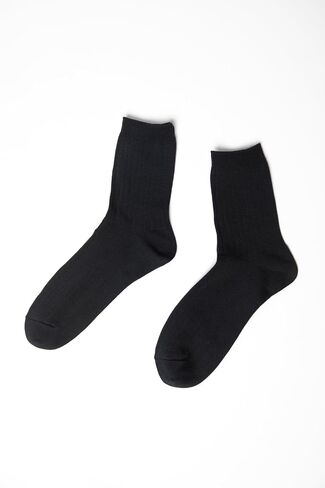 Premium Women's Fashion Socks - 5 Pairs Set Crew Socks Solid Colorful Printed Size 6-11 Soft Long Basic Socks in Saudi Arabia